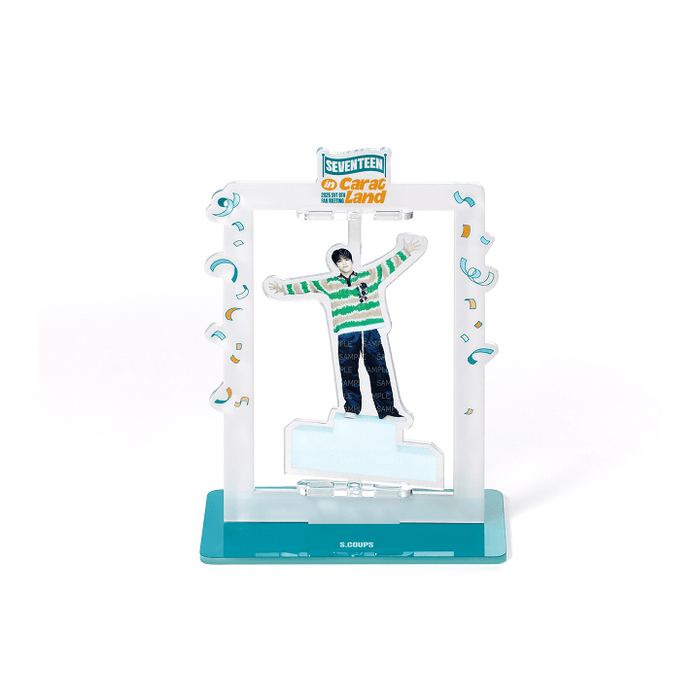 SEVENTEEN - SEVENTEEN IN CARATLAND 2025 9TH FAN MEETING OFFICIAL MD TURNING ACRYLIC STAND - COKODIVE