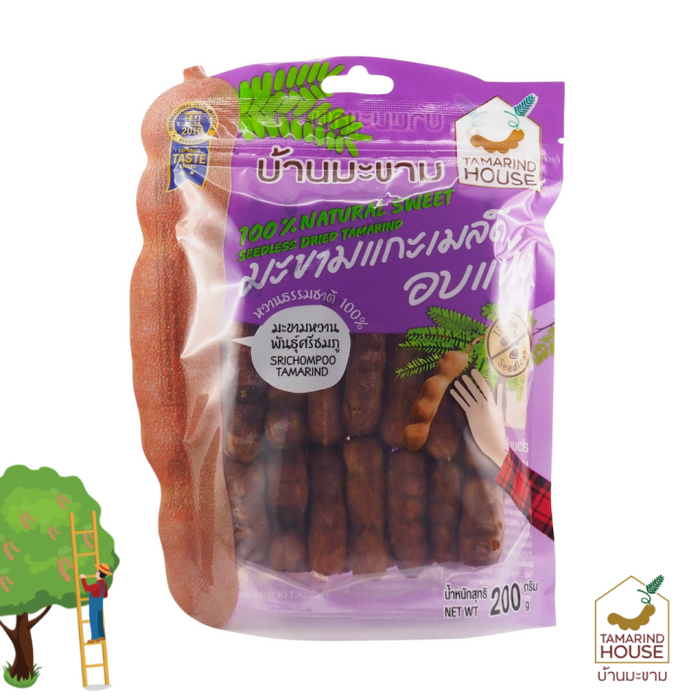 Tamarind House - Seedless Dried Tamarind - มะขามแกะเมล็ดอบแห้ง