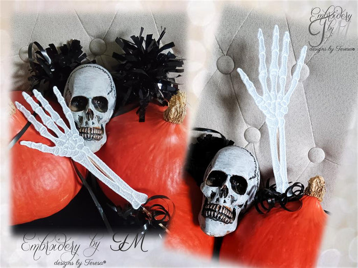 The hand of the skeleton No. 3 / FSL / 5x7 hoop