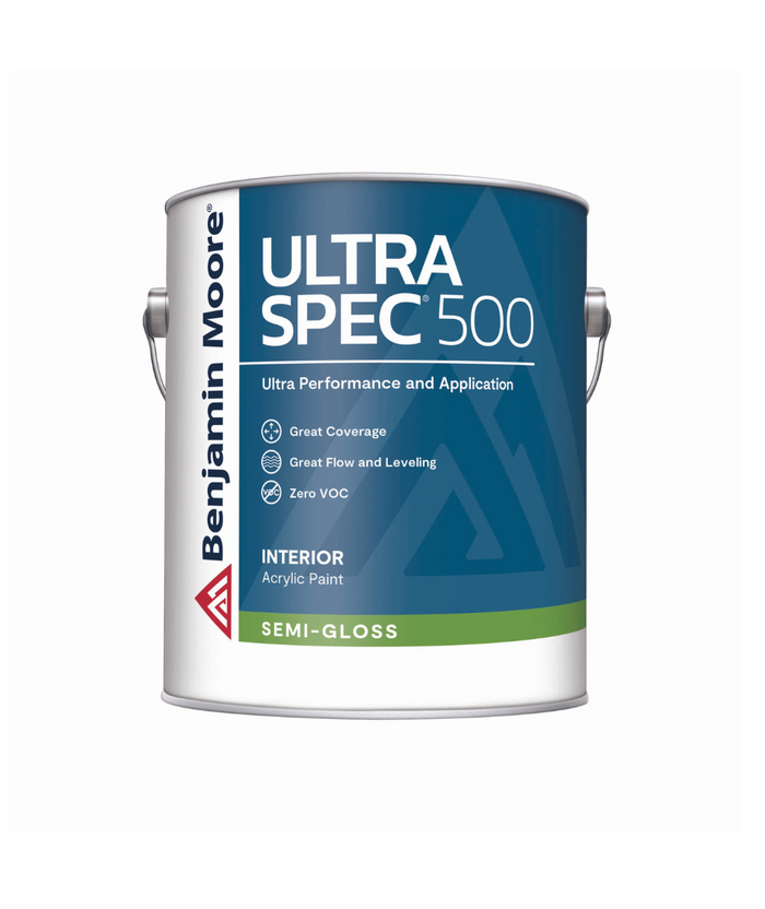 Benjamin Moore Ultra Spec 500 semi-gloss interior paint available at Gleco Paints in PA.