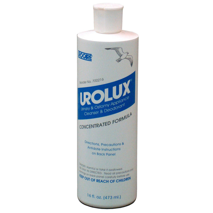 Urocare Urolux Urinary and Ostomy Appliance Cleanser and Deodorant, 16-ounce bottle