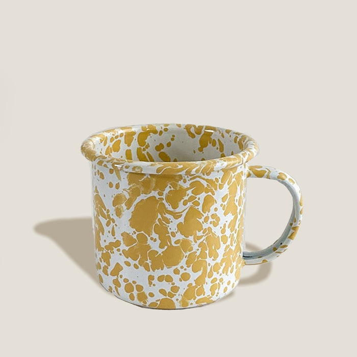 Yellow Enamel Mug