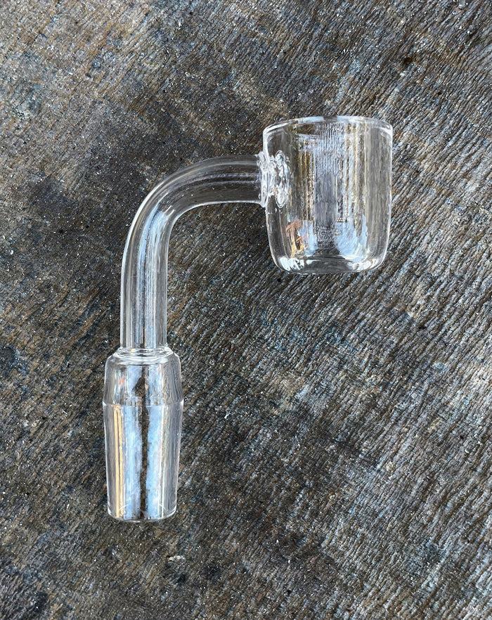 12" Straight Neck Thick Shimmering Glass Bong Glow-in-the-Dark Design - Sunsetting
