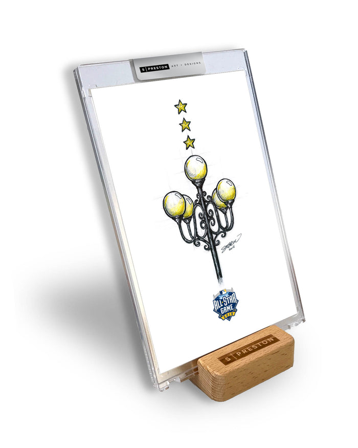 2016 MLB All-Star Game Sketch Art Slab