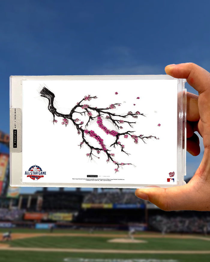 2018 MLB All-Star Game Sketch Art Slab
