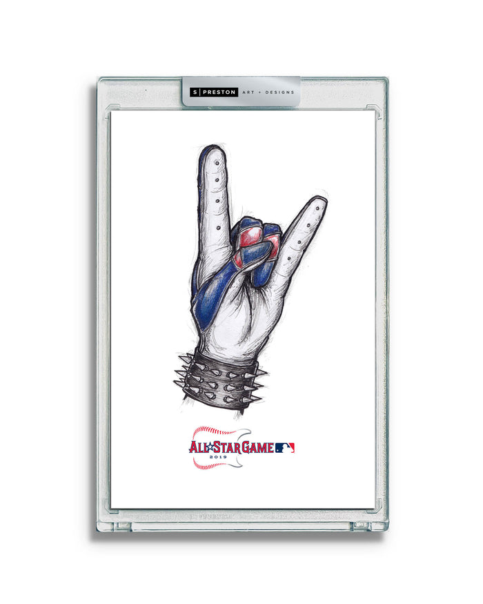 2019 MLB All-Star Game Sketch Art Slab