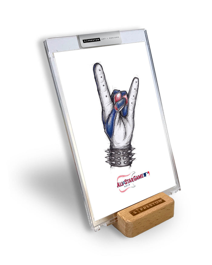 2019 MLB All-Star Game Sketch Art Slab