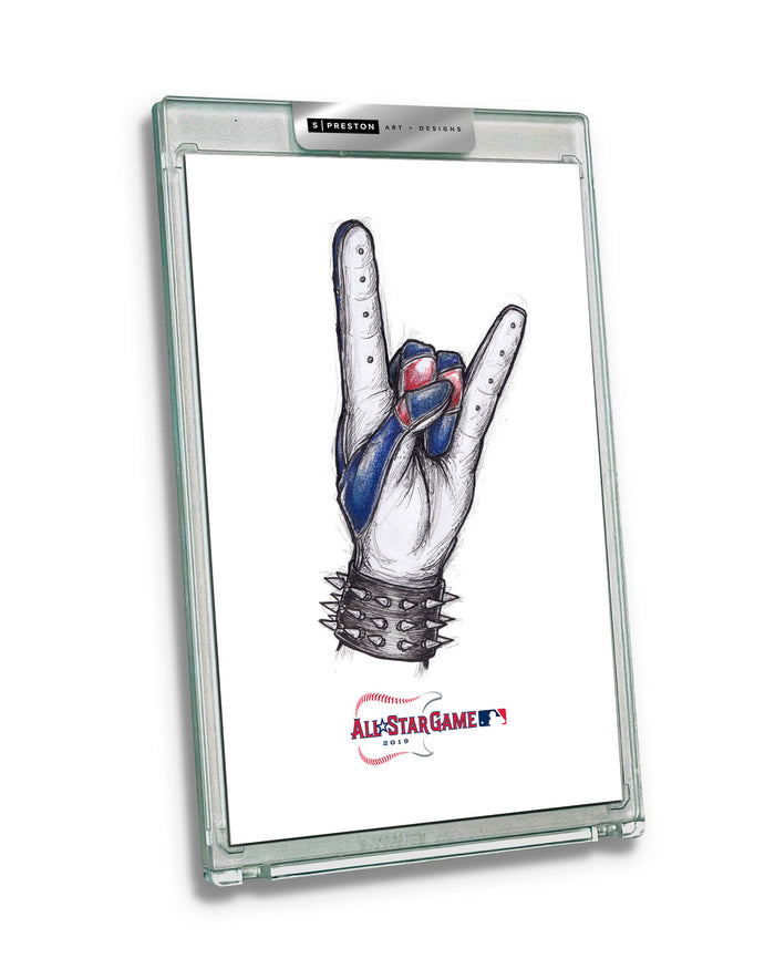 2019 MLB All-Star Game Sketch Art Slab
