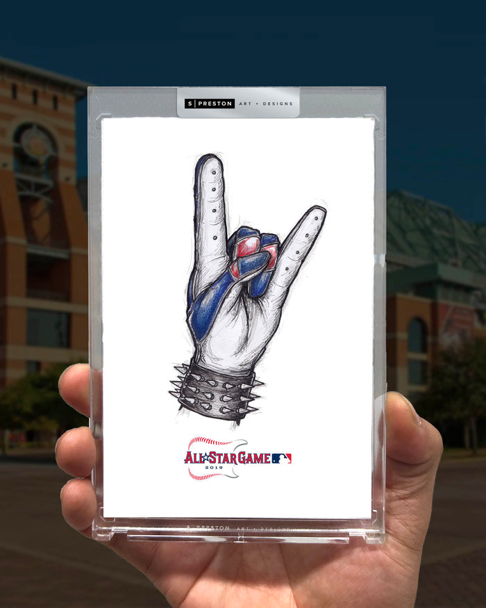 2019 MLB All-Star Game Sketch Art Slab