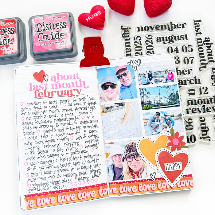 2025 About Last Month - 6x8 Stamp Set