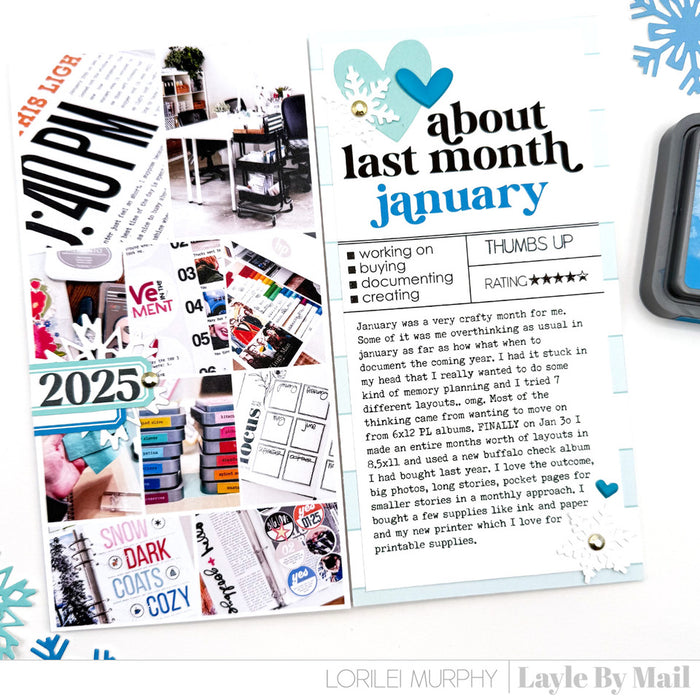 2025 About Last Month - 6x8 Stamp Set