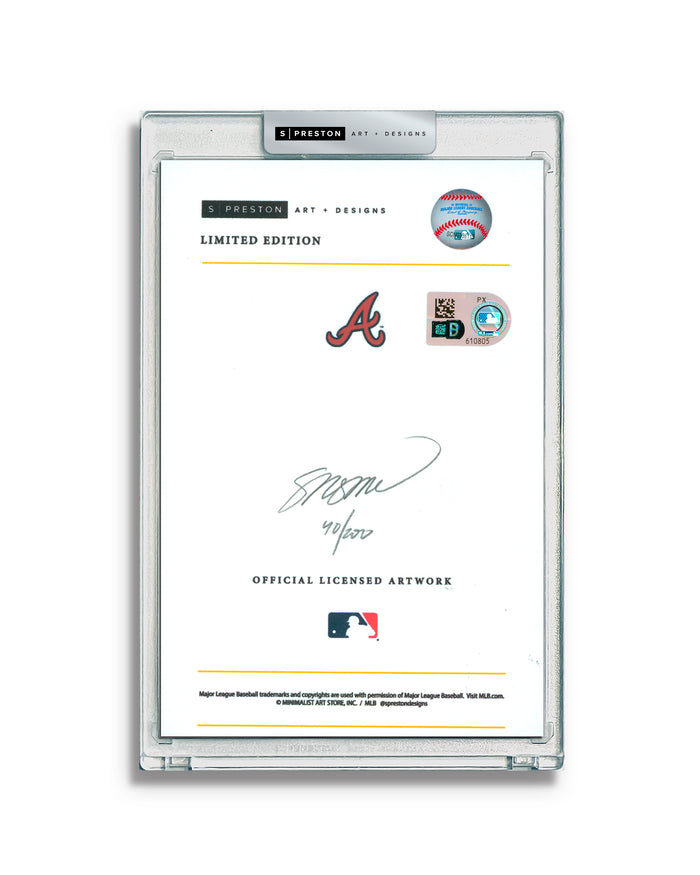 2025 MLB All Star Game Sketch - Jason Adam Autograph Slab - Authenticated