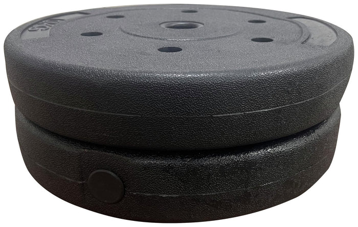 20kg Weight Plates Set For Dumbbells & Barbell - 1 Inch (2 x 10kg) Vinyl Discs