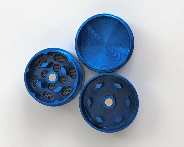 3 Part Mini Metal Blue 1" Grind