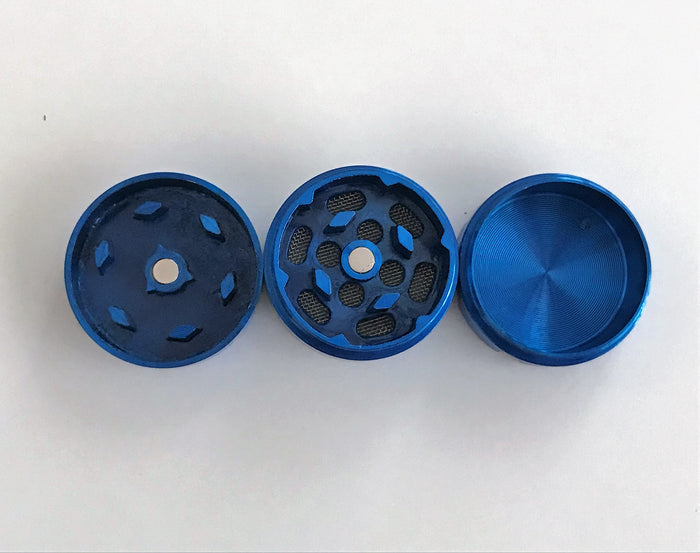 3 Part Mini Metal Blue 1" Grind