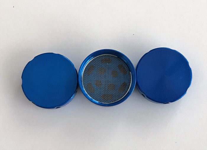 3 Part Mini Metal Blue 1" Grind