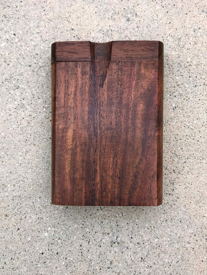 3" Pocket Size Natural Wood Dugout/Stash Box includes Metal Bat One Hitter & Cleaning Tool
