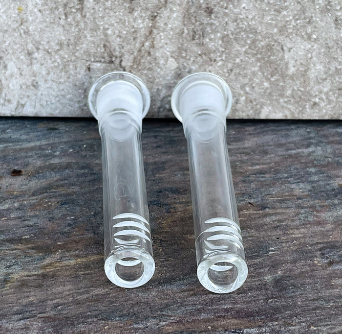 3.5" Thick 6 Cuts Scientific Downstem Diffuser 14mm Female - 18mm Male (2 Pack)
