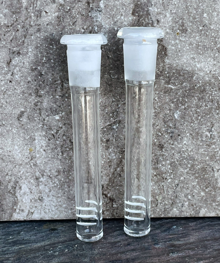 3.5" Thick 6 Cuts Scientific Downstem Diffuser 14mm Female - 18mm Male (2 Pack)