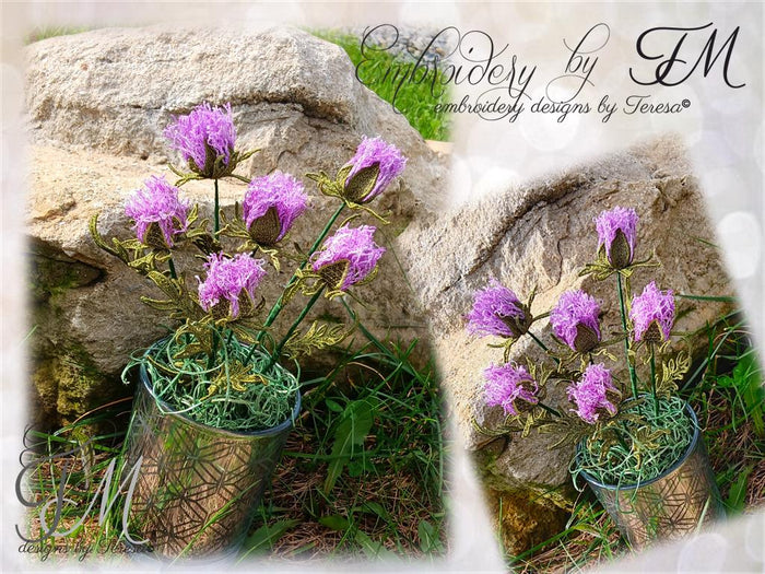 3D Thistle FSL/4x4 hoop