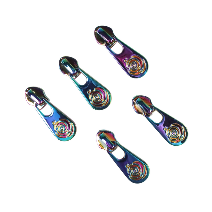 #5 Rose Tab | Zipper Pull - Pack of 5
