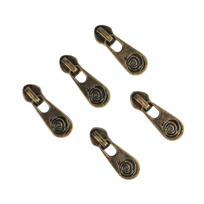 #5 Rose Tab | Zipper Pull - Pack of 5