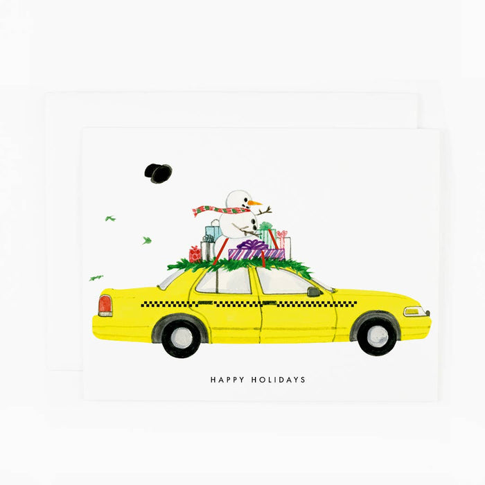 6 Pack-Snowman on Taxi
