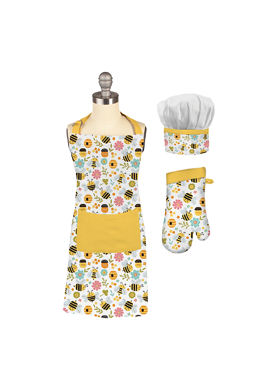 6001-2250 Bees Apron Set