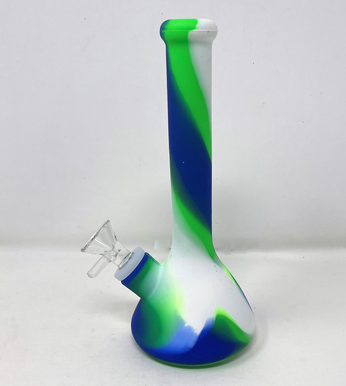 7.5" Silicone Detachable Beaker Unbreakable Bong - 14mm Bowl