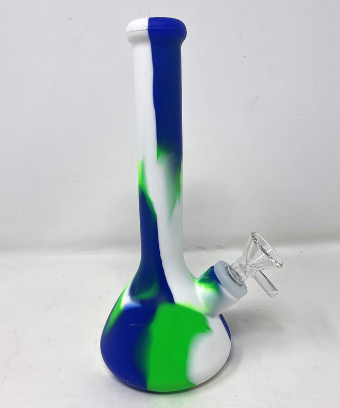 7.5" Silicone Detachable Beaker Unbreakable Bong - 14mm Bowl