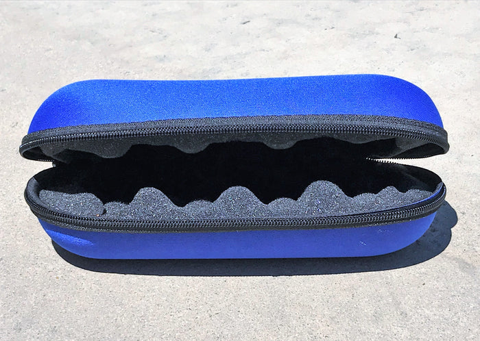 9" Padded Zip Pouch - Protective Hard Case for Pipe Storage - Blue Berry Great for travel!