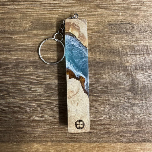 Ohana Botanica Keychain: Aloha Moana