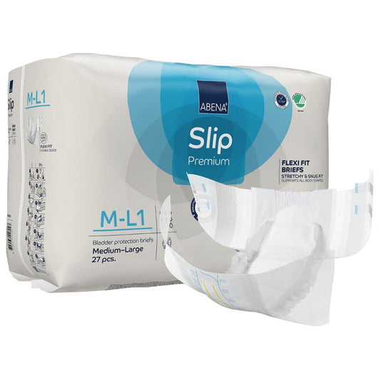 Abena Slip Premium Flexi Fit Level 1 Briefs - 1000020859-Pack - LL Medico