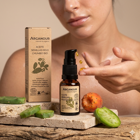 Aceite de higo chumbo bio 100% puro 15 ml Arganour