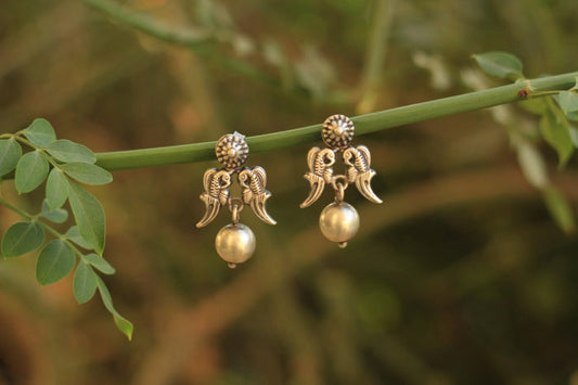 Adya Dual Mini Parrot Studs