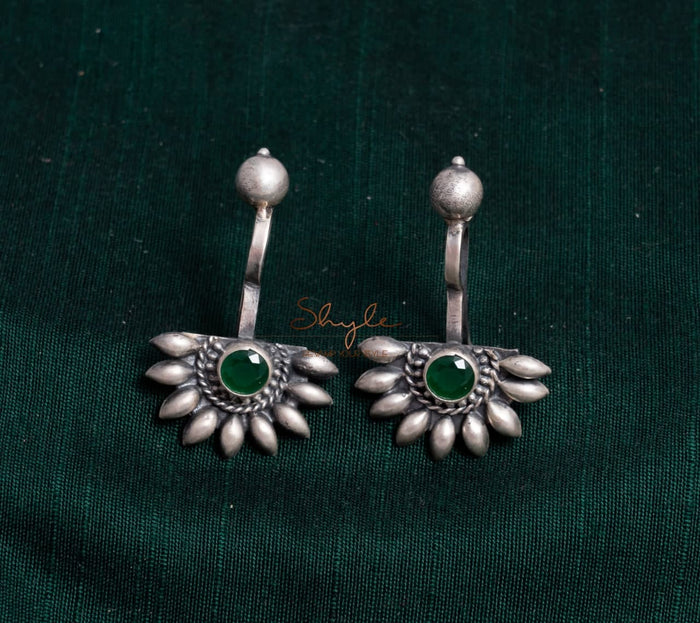 Adya Petal Green clip on Bugadi