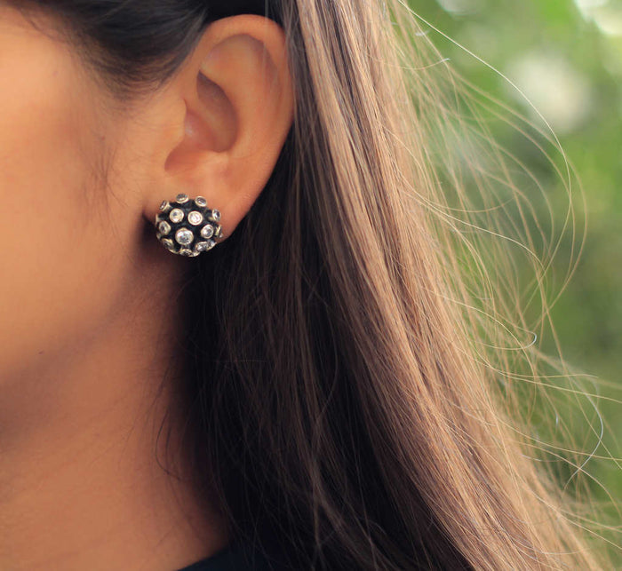 Adya Zircon Spiral Studs