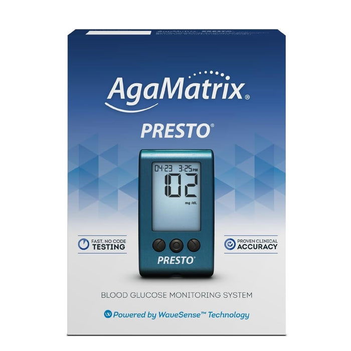 AgaMatrix Presto Blood Glucose Meter - 8000-02649-Single - LL Medico
