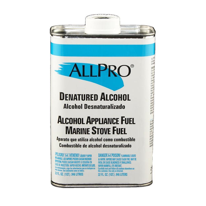 ALLPRO Denatured Alcohol quart size available at Gleco Paints