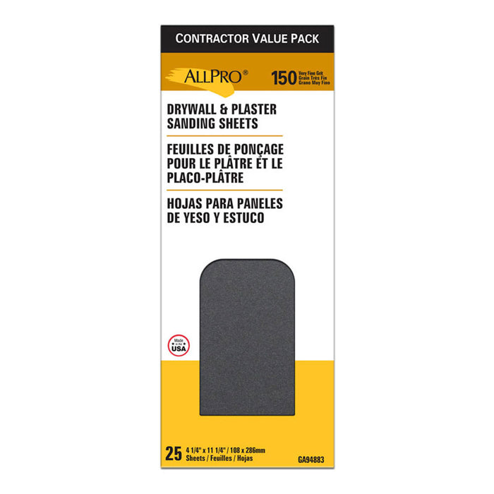 Precut Drywall Sheet 25PK