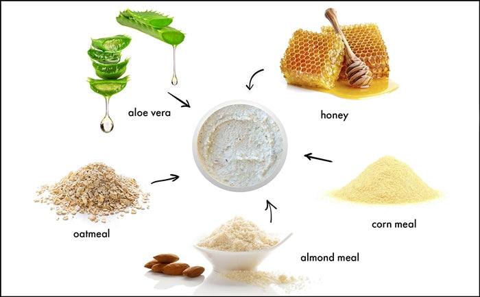 ALMOND HONEY SCRUB (106) - rayaspa