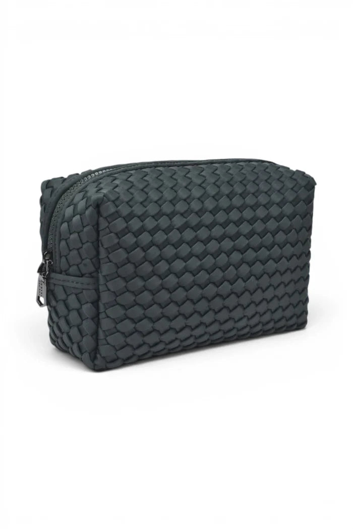 Altitude Woven Neoprene Cosmetic & Travel Organiser Pouch | Olive