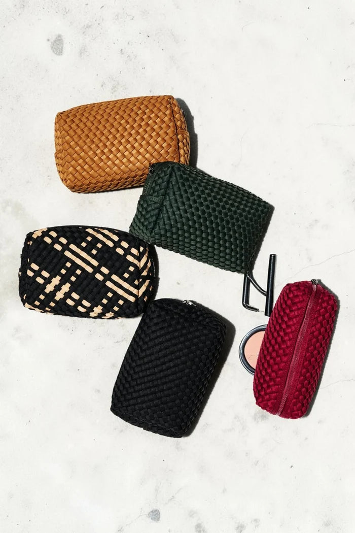 Altitude Woven Neoprene Cosmetic & Travel Organiser Pouch | Olive