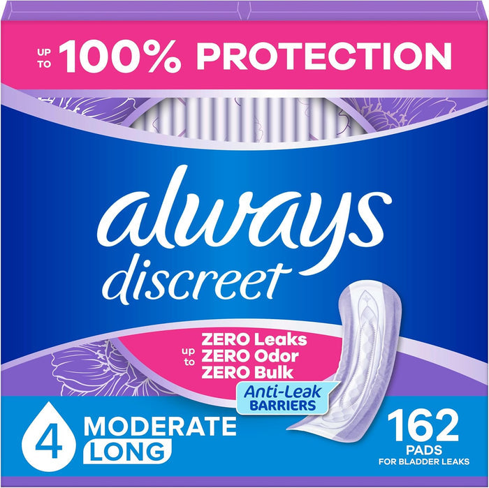 Case of 162 (3 packs)
