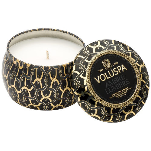 Ambre Lumiere Mini Tin Candle
