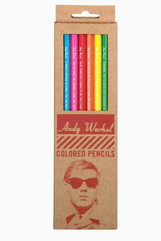 Andy Warhol Colored Pencils