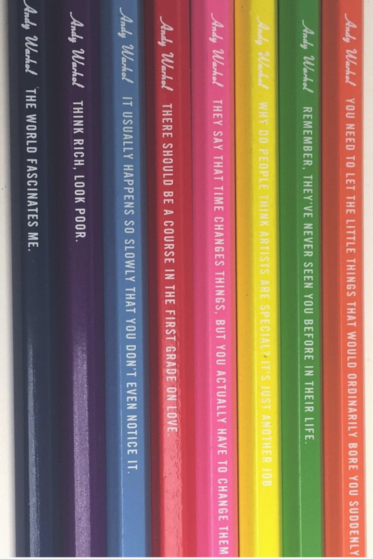 Andy Warhol Colored Pencils