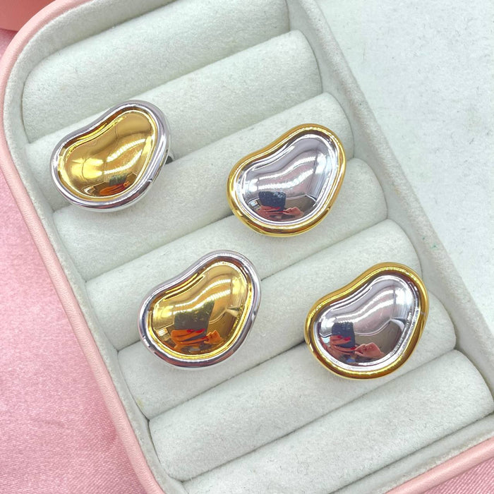 Anello regolabile asimmetric double colour - Iride Shop - Accessori da Donna