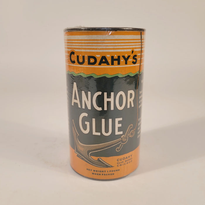 Antique, Unopened CUDAHY'S Anchor Glue, Vintage Nautical Product