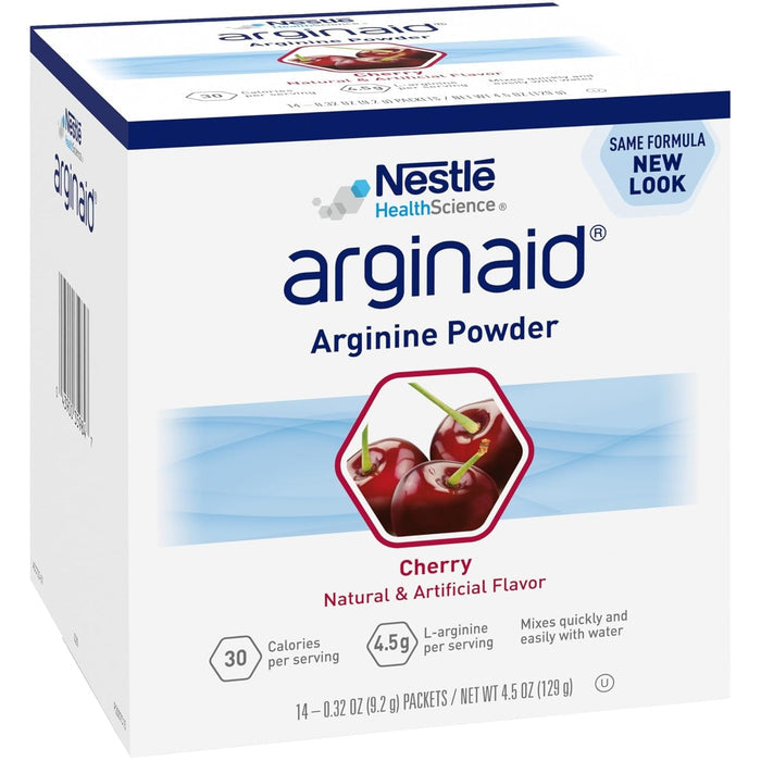 Arginaid Arginine Powder Drink Mix, Cherry, 0.32 oz - 10043900359844-Single - LL Medico